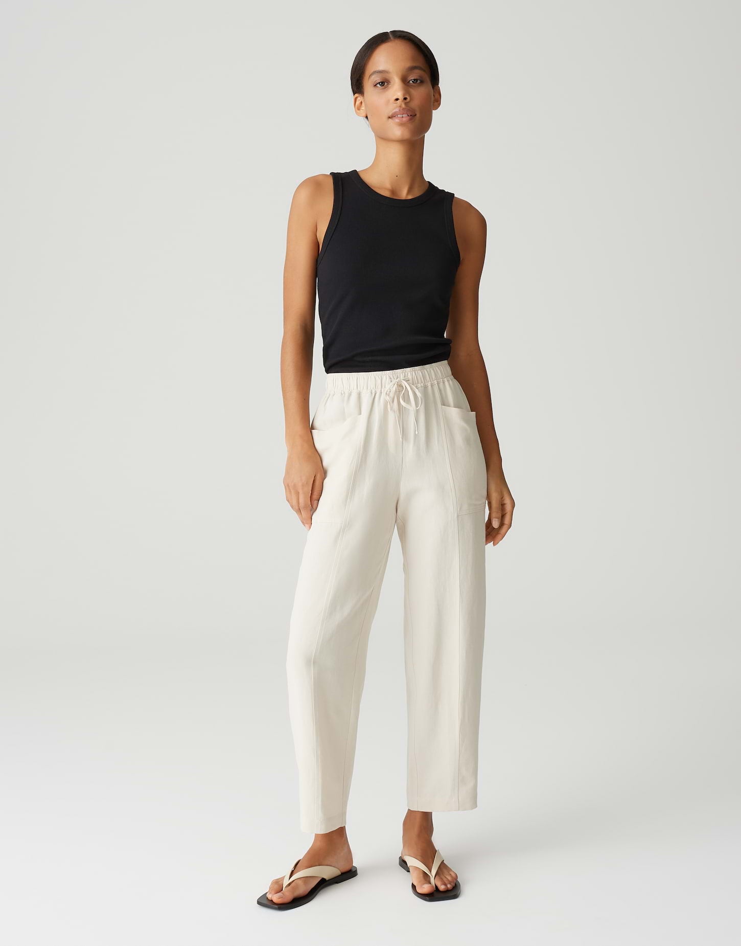 Opus - Relaxed City Pants aus Leinenmix - Myha