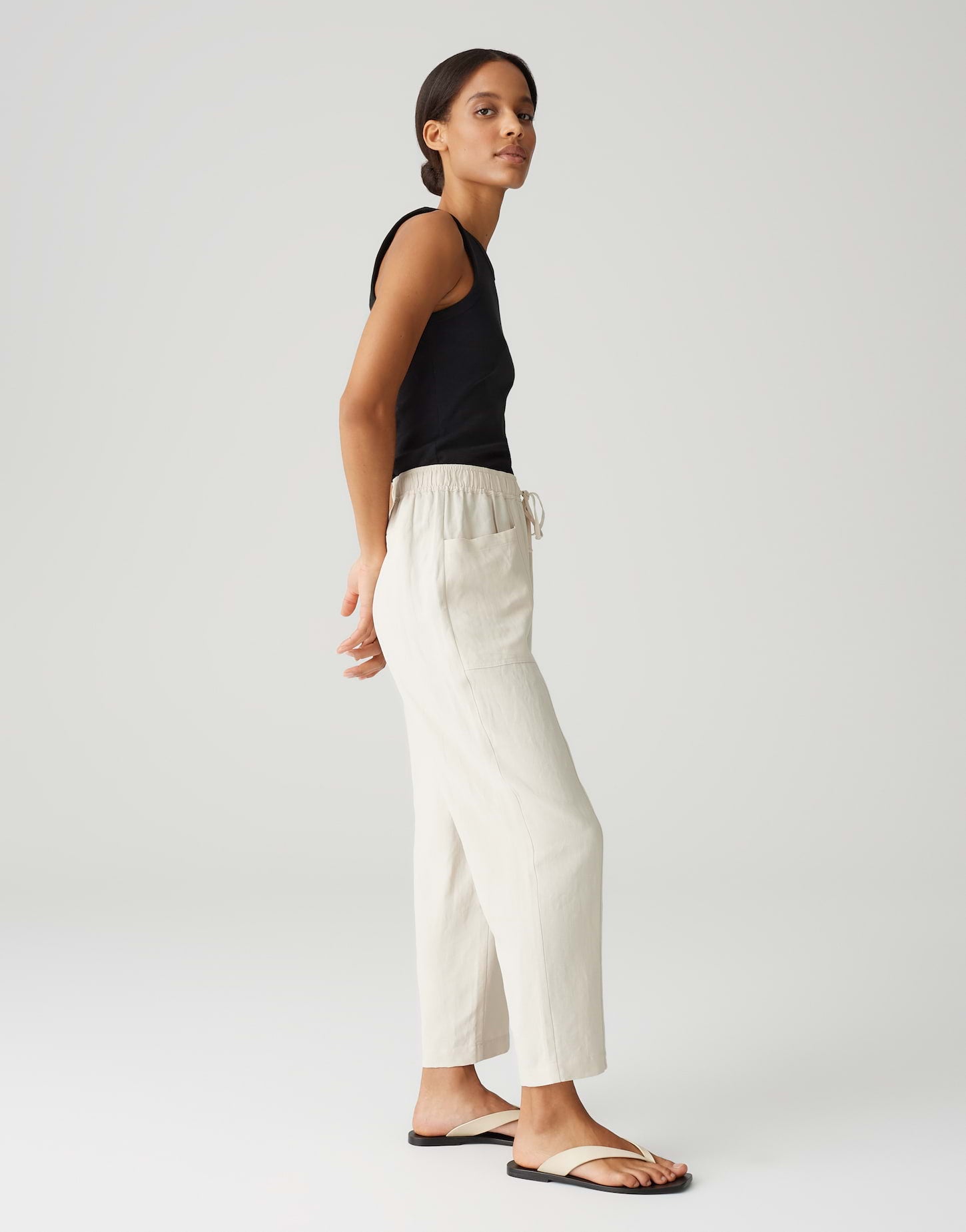 Opus - Relaxed City Pants aus Leinenmix - Myha