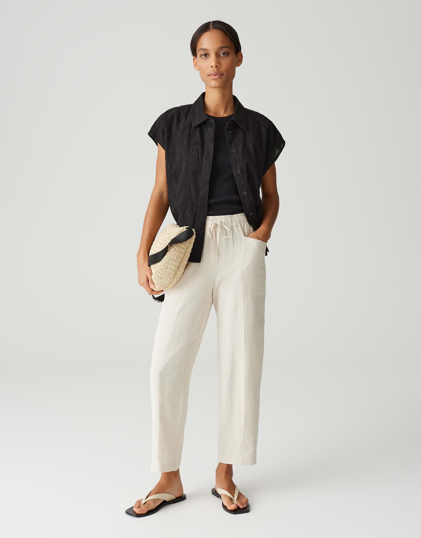 Opus - Relaxed City Pants aus Leinenmix - Myha