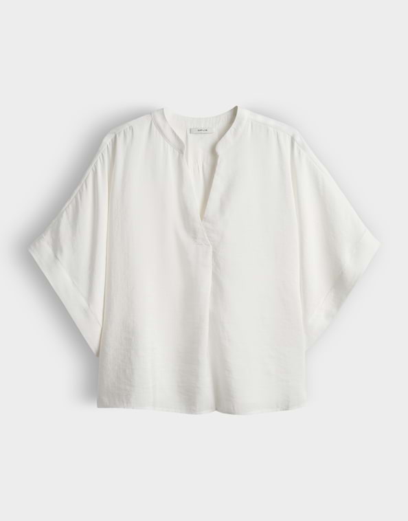 Opus - Oversized geschnittene Cape Bluse - Fenella