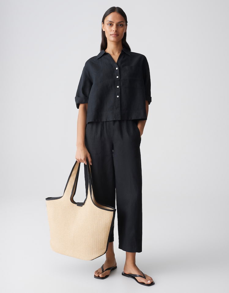 Opus - Maxi Shopper mit Kontrastpipings - Amellie
