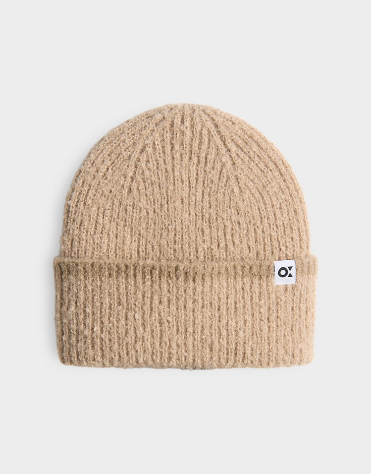 Opus - Strickmütze mit Rippstruktur - Aperry