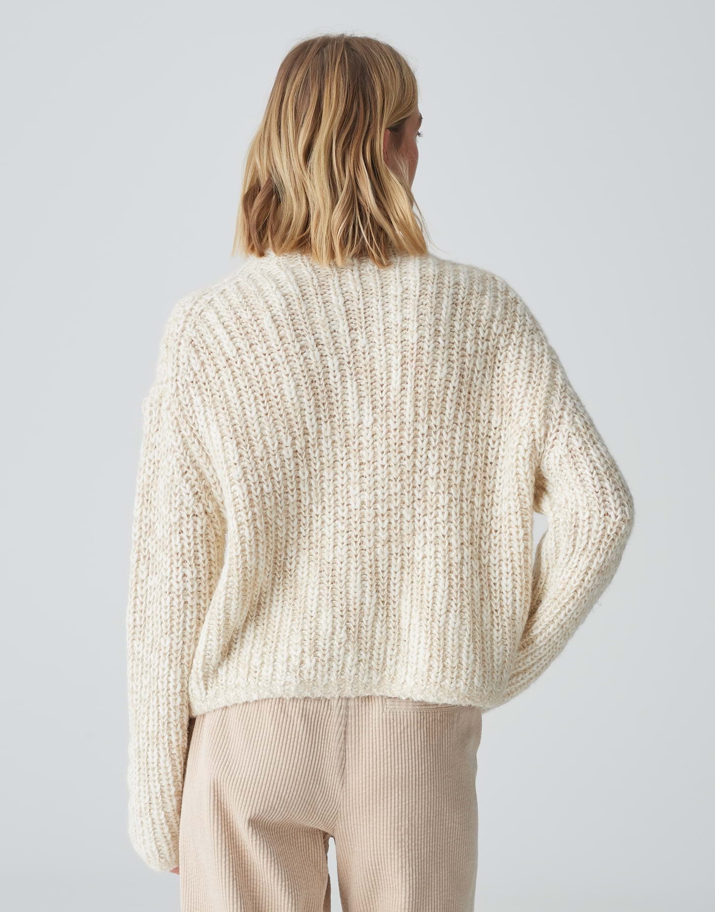 Opus -  Weicher Strickpullover mit Stehkragen - Perke