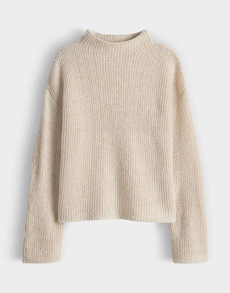 Opus - Luftiger Strickpullover in 3D-Optik Regular Fit - Priefe