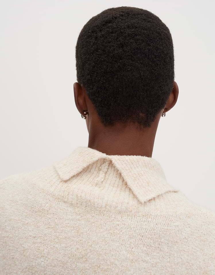 Someday - Lockerer Rollkragenpullover aus Bouclé Strick - Tiola