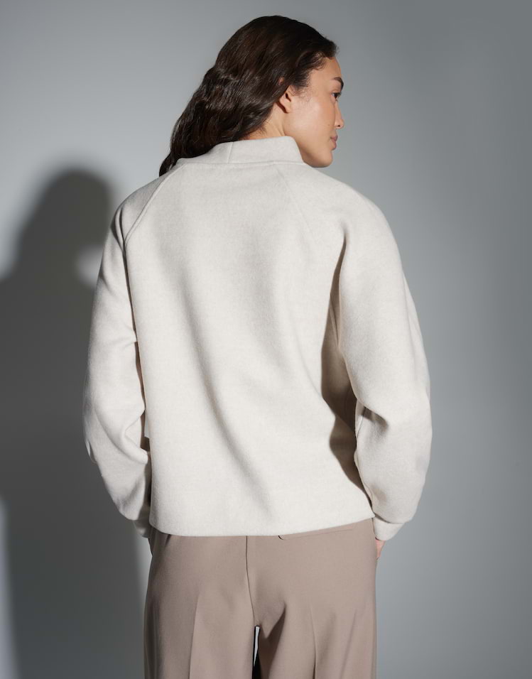 Opus -  Sweatshirt mit feiner Fleeceoptik - Grapina