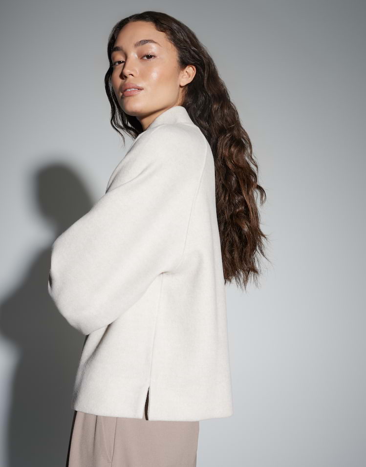 Opus -  Sweatshirt mit feiner Fleeceoptik - Grapina