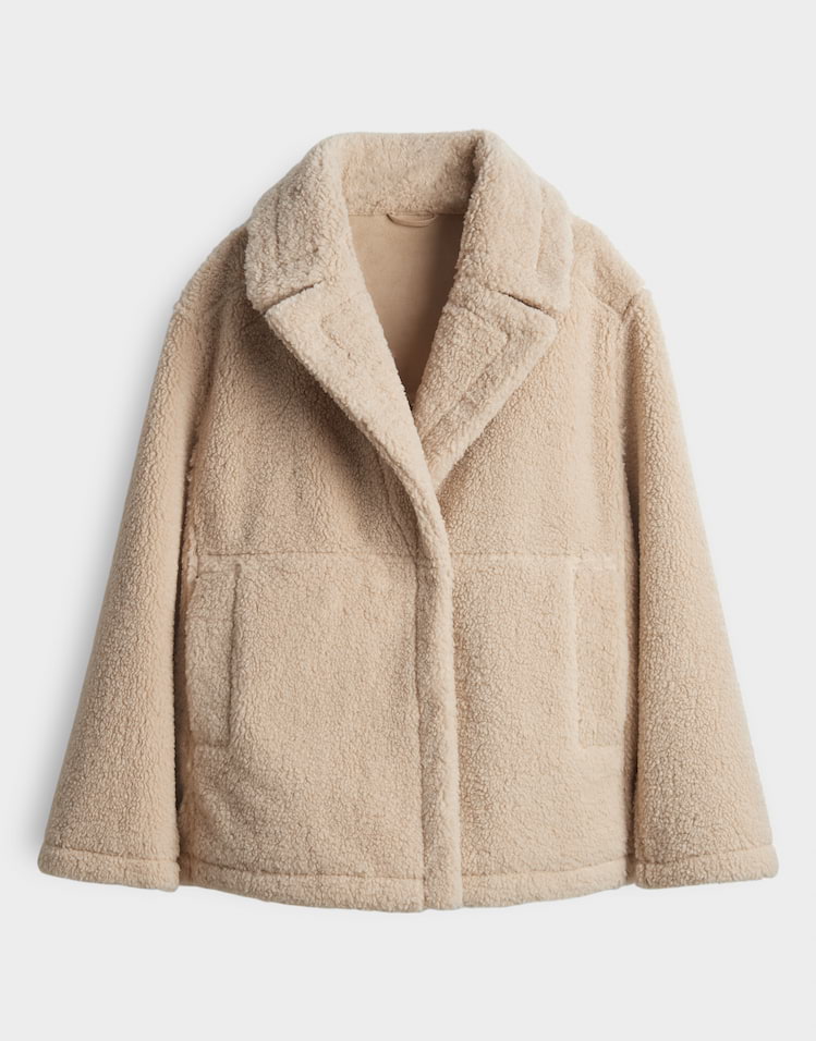 Opus - Wendejacke in Lammfell Optik - Henola