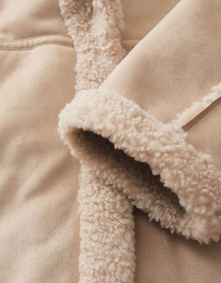 Opus - Wendejacke in Lammfell Optik - Henola