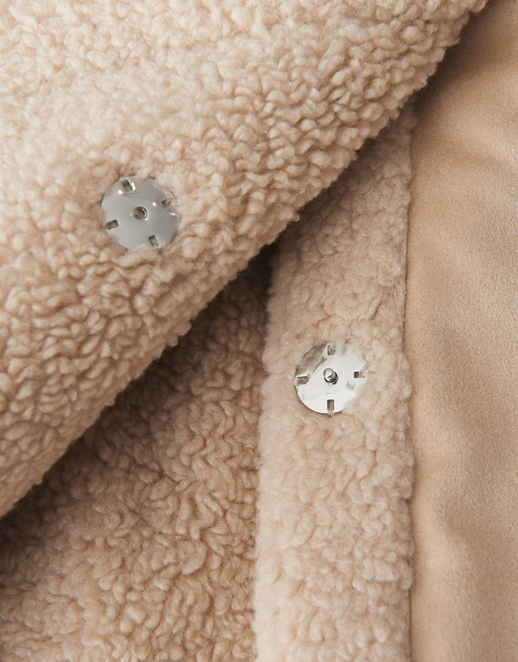 Opus - Wendejacke in Lammfell Optik - Henola