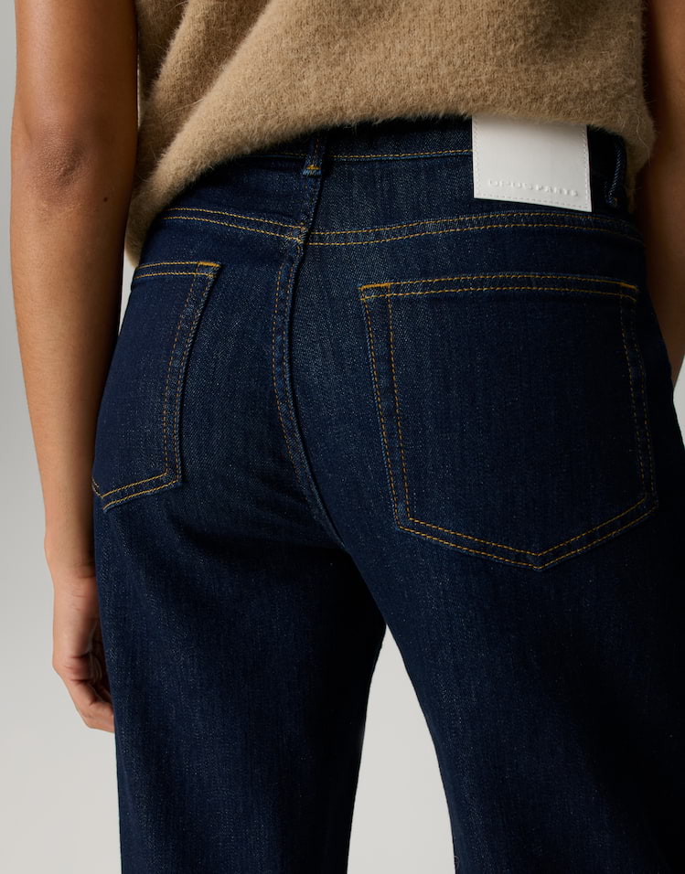 Opus - Barrel Jeans mit Powerstretch Mid Rise - Mari Cosmo