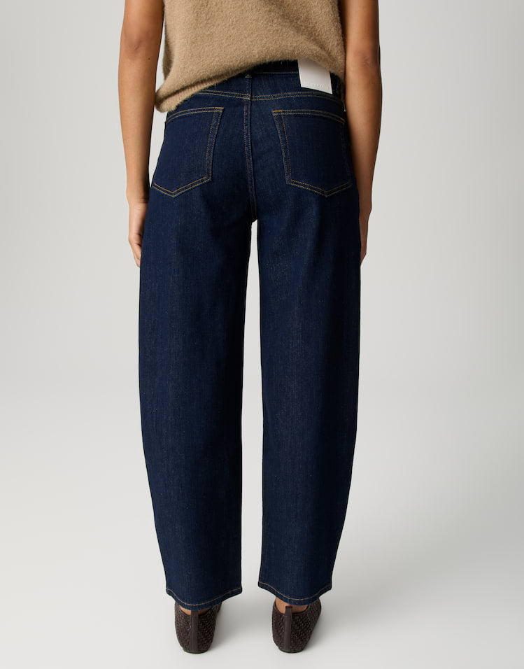 Opus - Barrel Jeans mit Powerstretch Mid Rise - Mari Cosmo