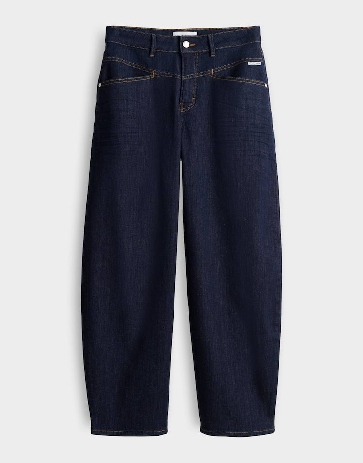 Opus - Barrel Jeans mit Powerstretch Mid Rise - Mari Cosmo
