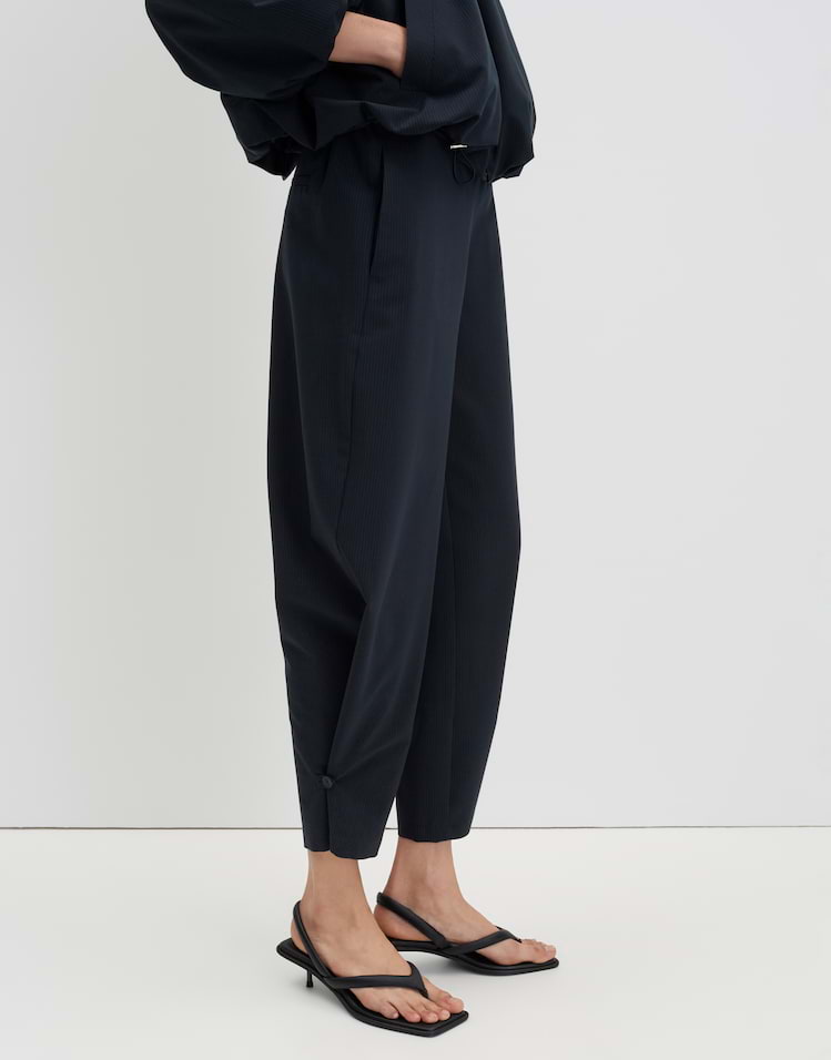 Someday - Relaxed City Pants mit Nadelstreifen - Charlie