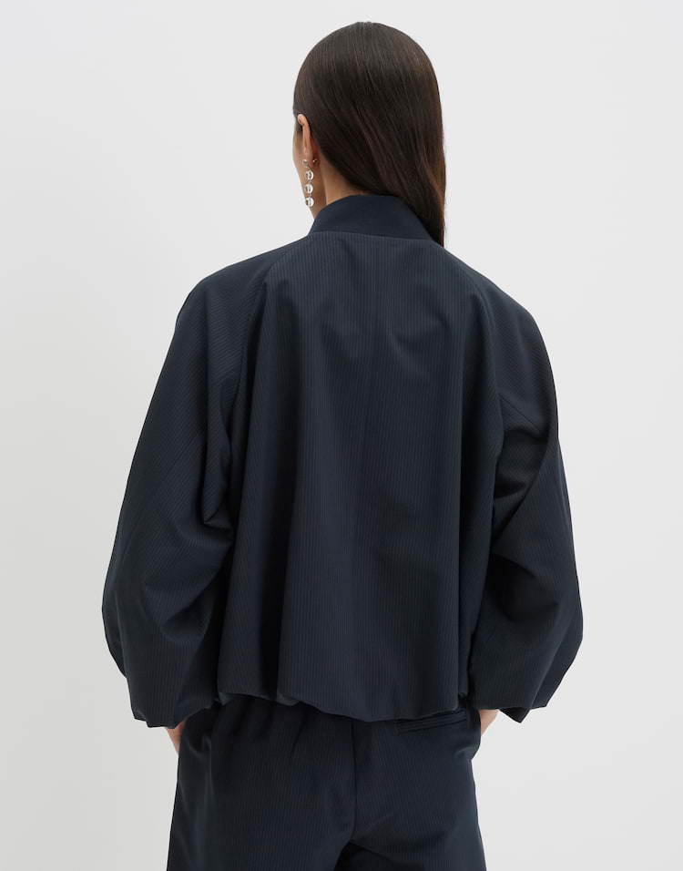 Someday - Blousonjacke mit feinem Nadelstreifen Regular Fit - Noela