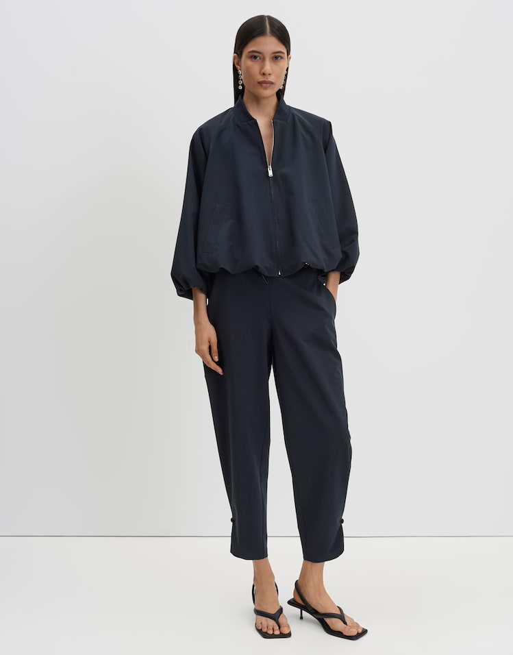 Someday - Blousonjacke mit feinem Nadelstreifen Regular Fit - Noela