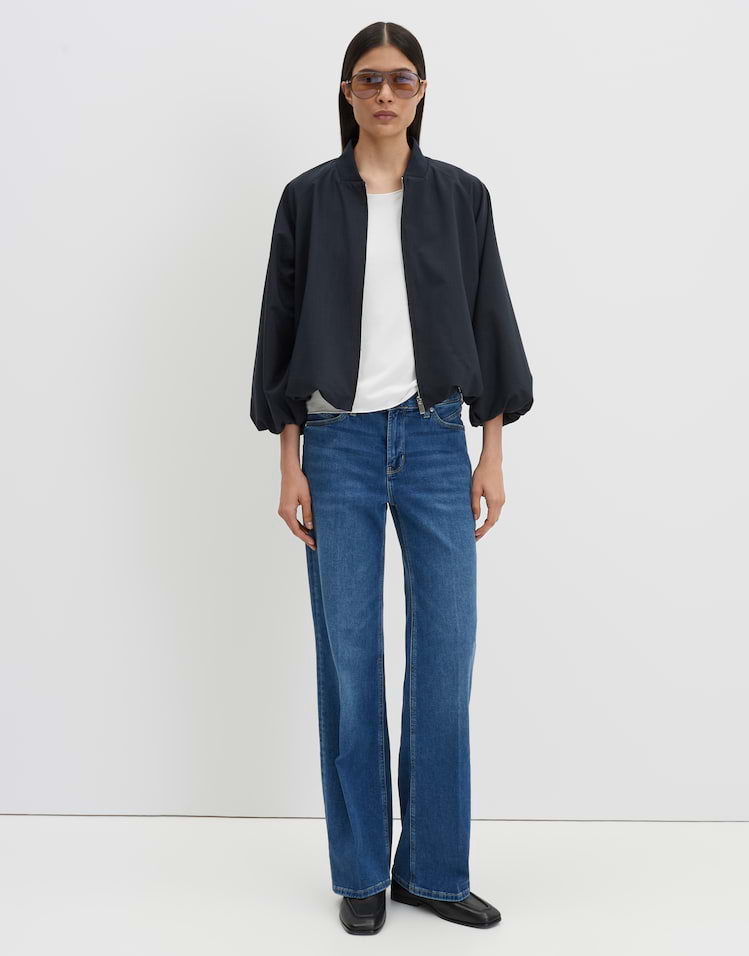 Someday - Blousonjacke mit feinem Nadelstreifen Regular Fit - Noela