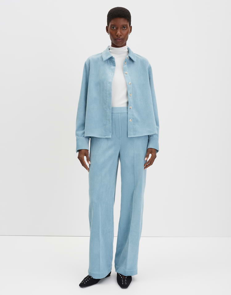 Someday - Weite Cordhose mit Komfortbund - Cevil