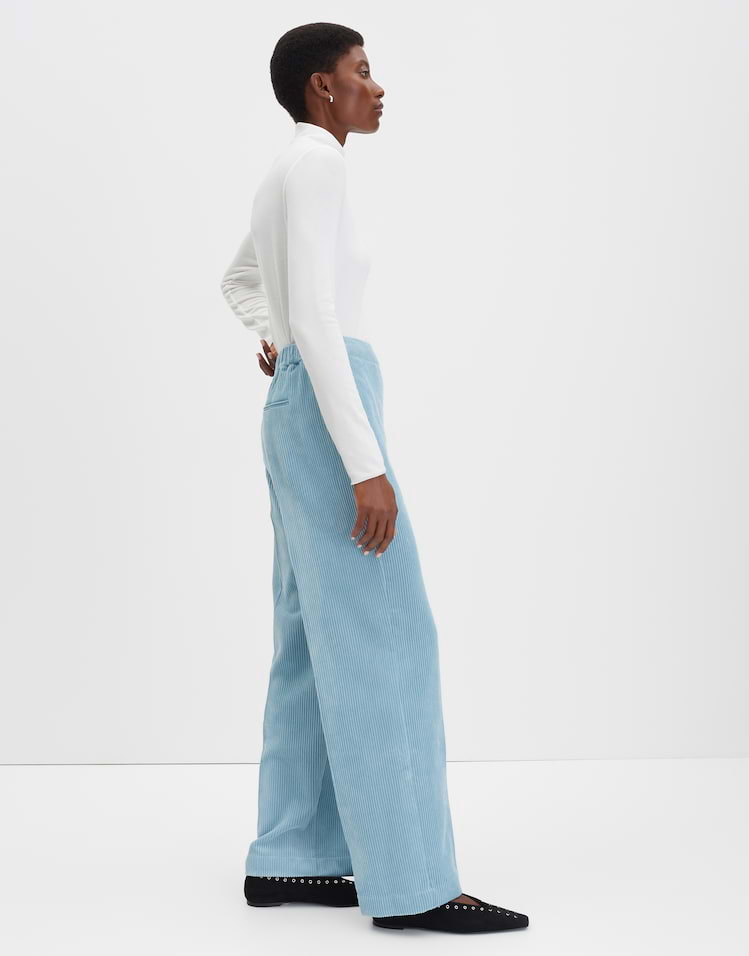 Someday - Weite Cordhose mit Komfortbund - Cevil