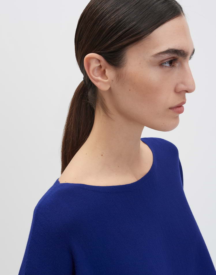 Someday - Oversized Feinstrickpullover im Cape Stil - Tiraja