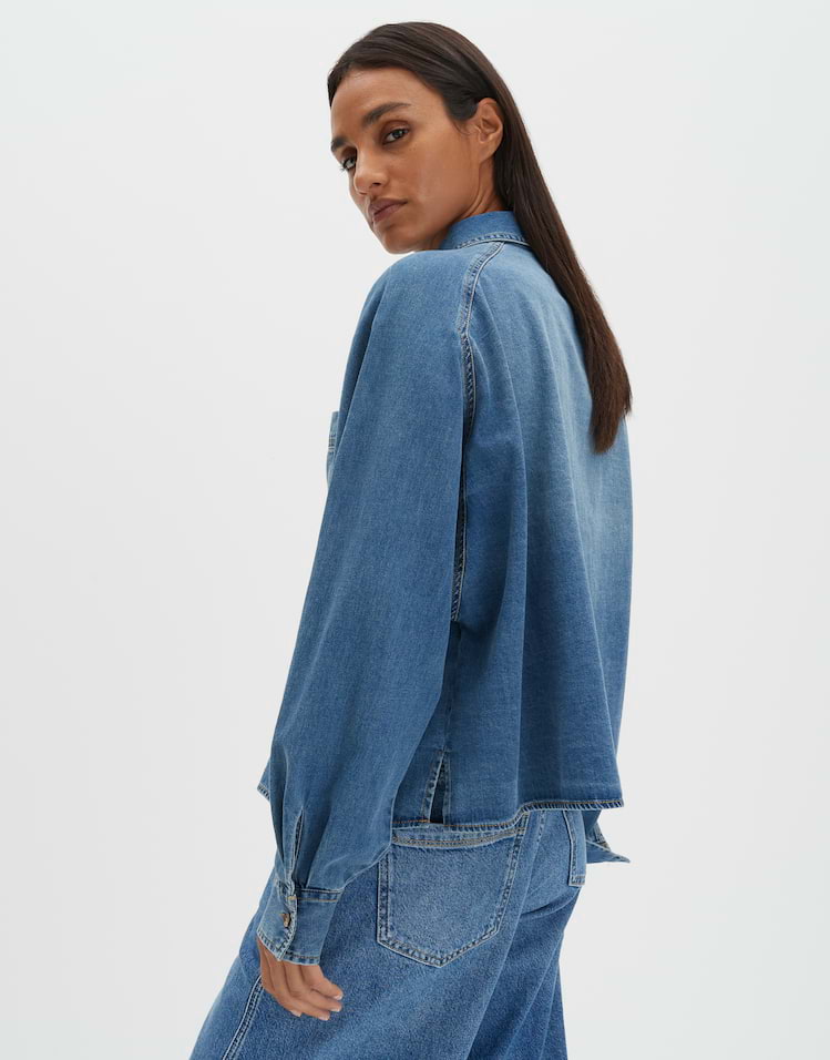 Someday - Oversized Jeanshemd - Zebru