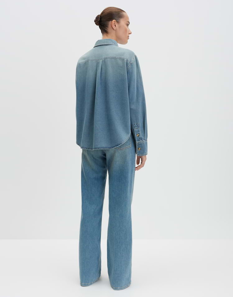 Someday - Jeanshemd aus nachhaltiger Baumwolle - Zutie