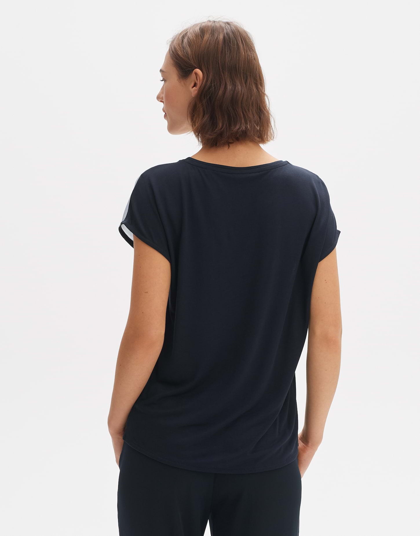 Opus - Sommerliches Shirt mit modernem Print - Stini
