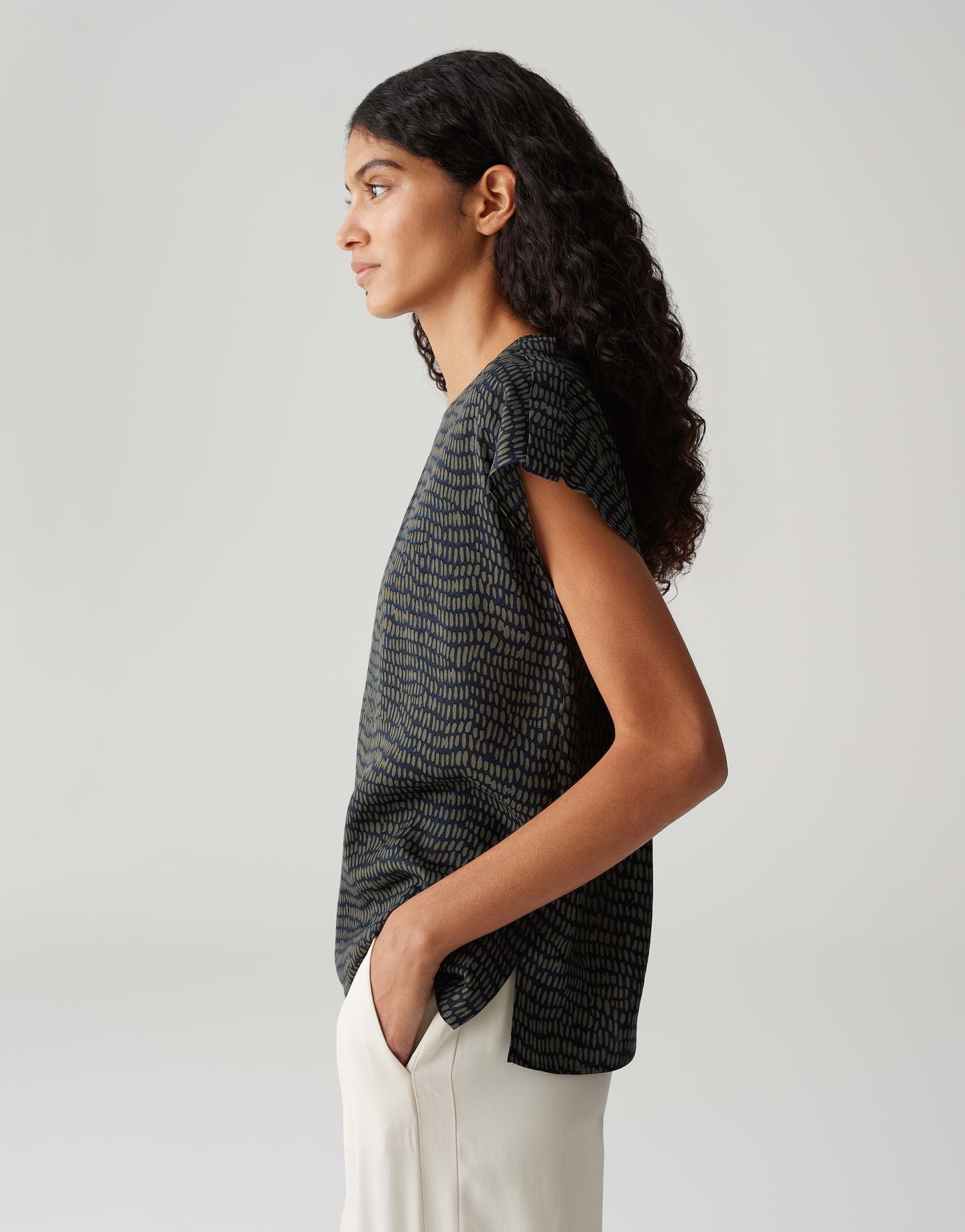 Opus - Printbluse aus fließender Viskose - Ferena