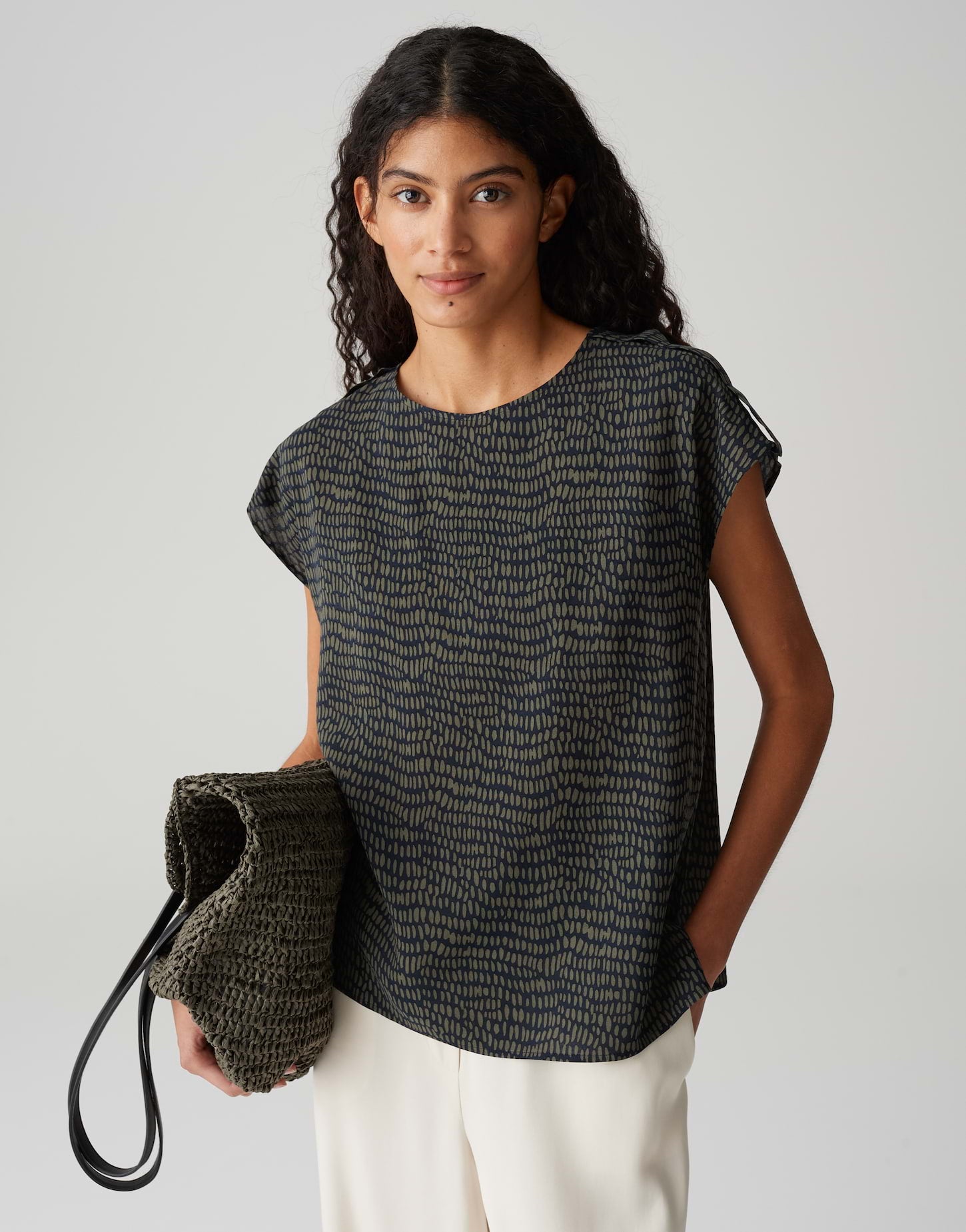 Opus - Printbluse aus fließender Viskose - Ferena