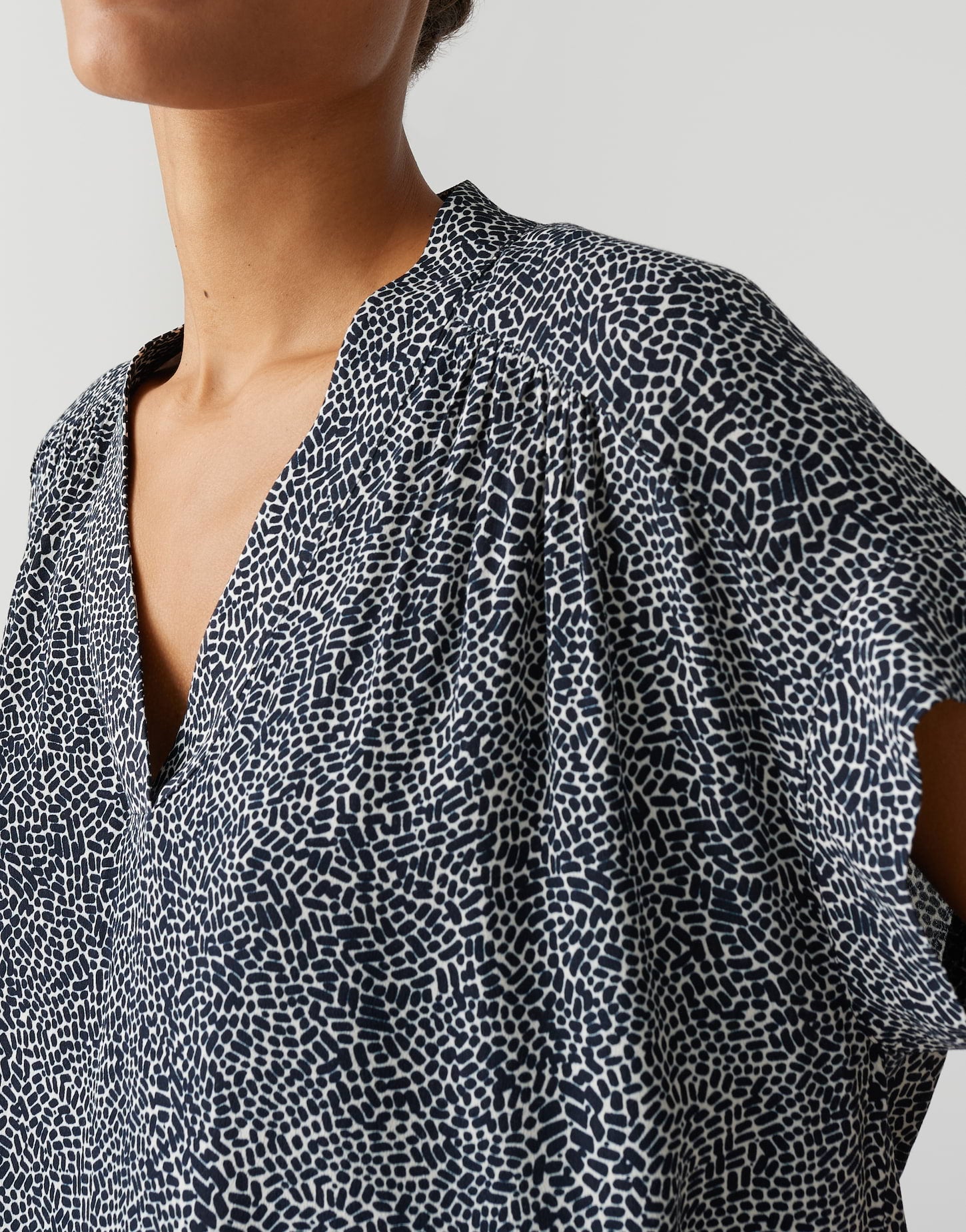 Opus - Loose Printbluse aus nachhaltiger Viskose - Filva