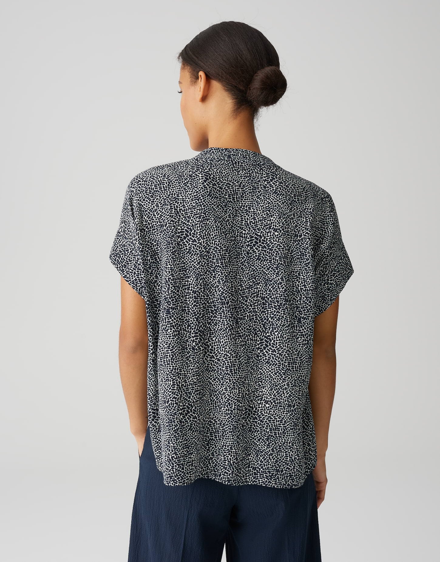 Opus - Loose Printbluse aus nachhaltiger Viskose - Filva