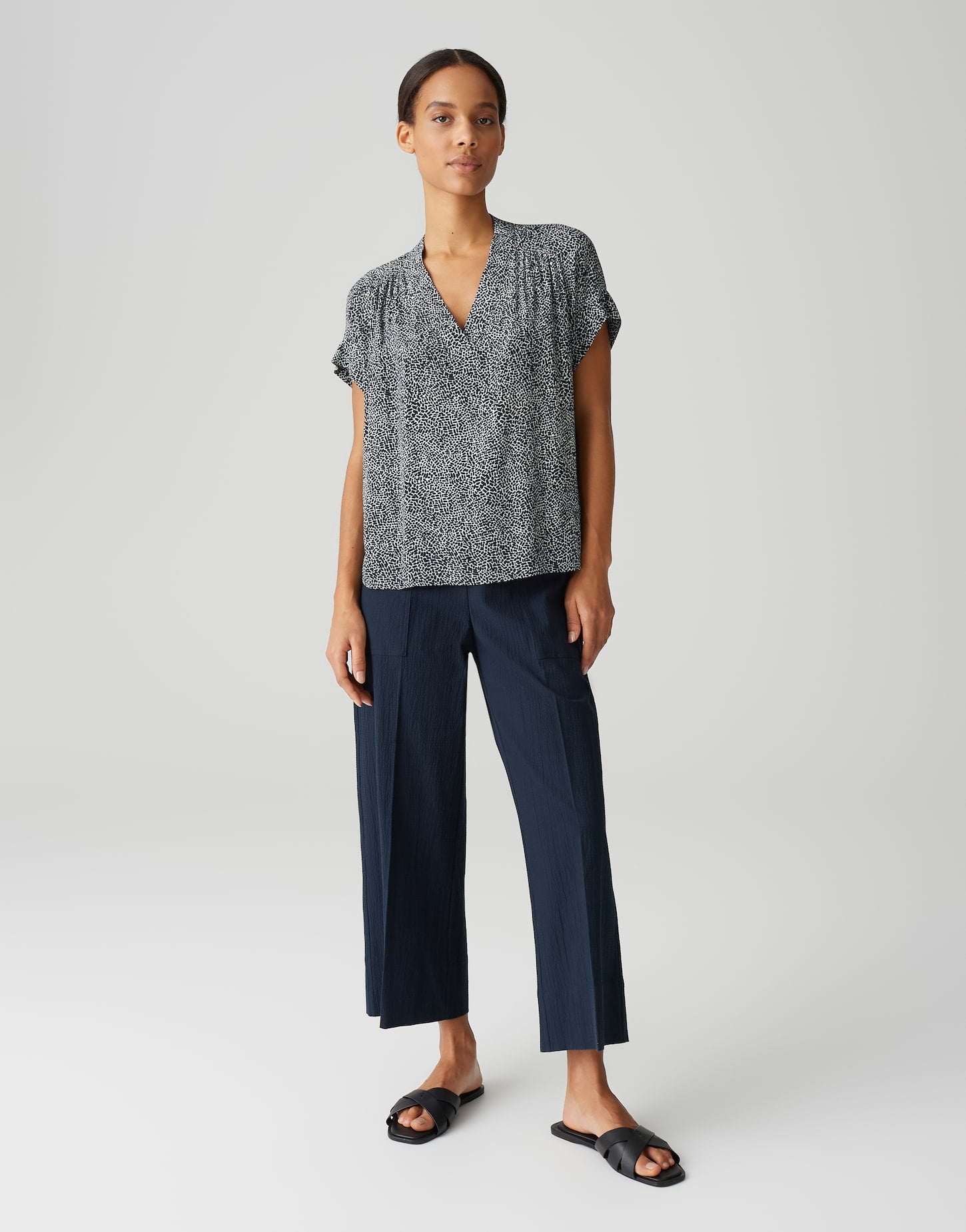Opus - Loose Printbluse aus nachhaltiger Viskose - Filva