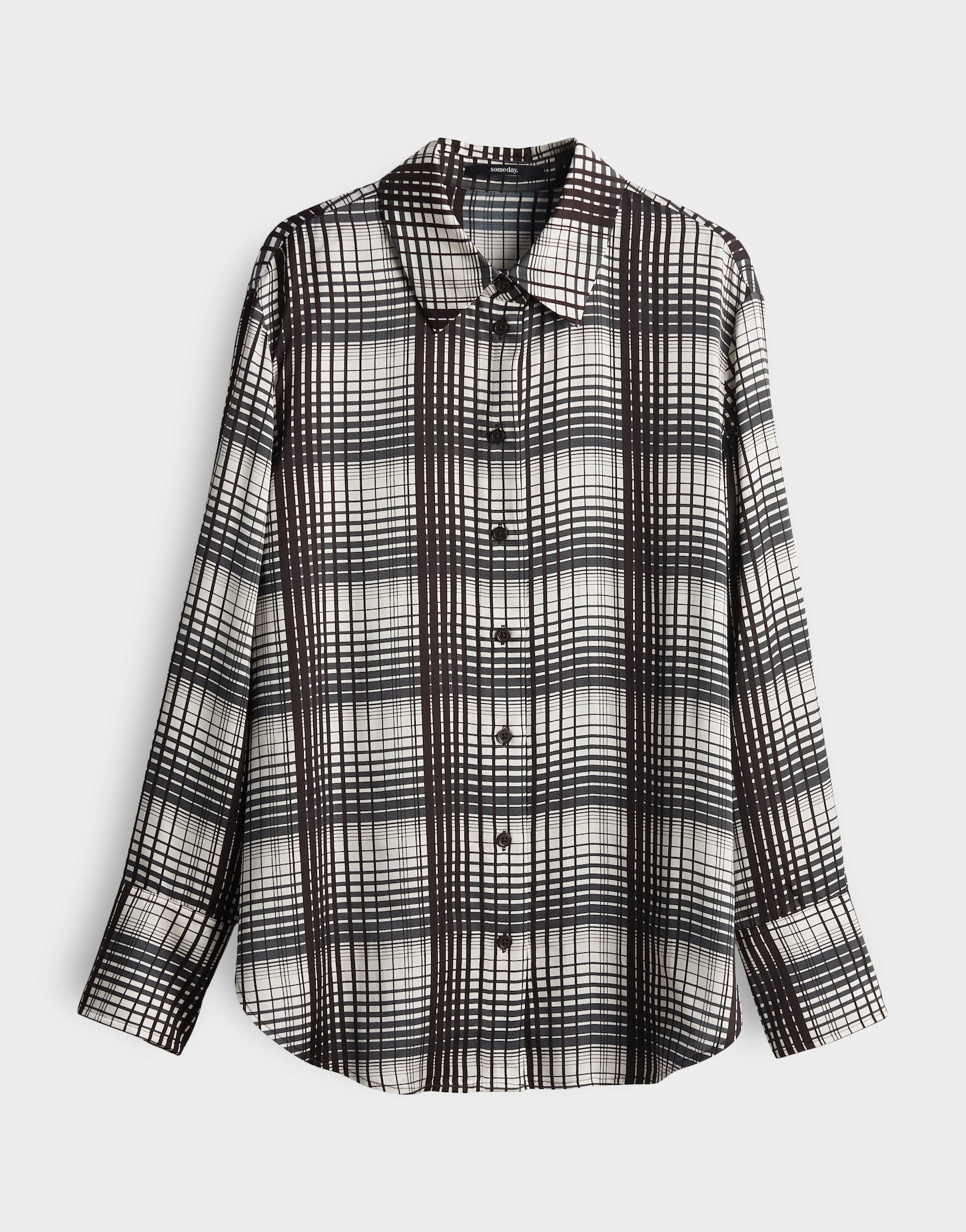 Someday - Langarmbluse mit graphischem Print - Zebecca