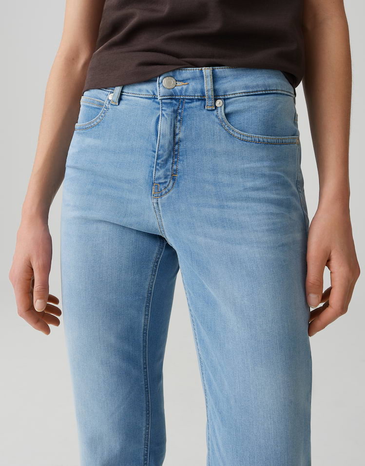 Opus - Slim Jeans mit Powerstretch Mid Rise - Melly Base