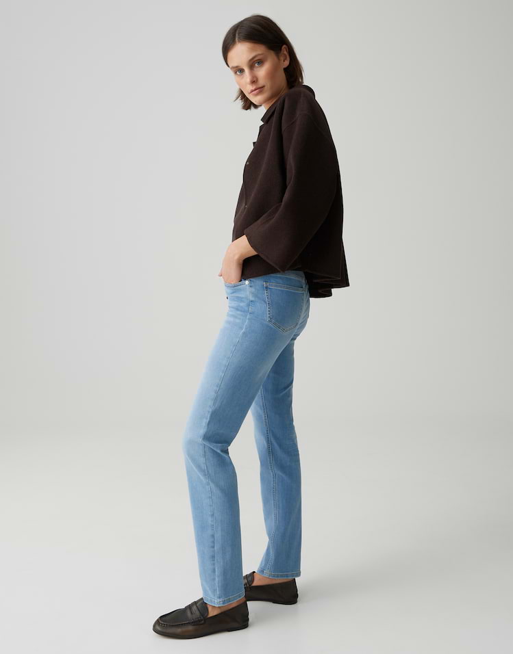 Opus - Slim Jeans mit Powerstretch Mid Rise - Melly Base