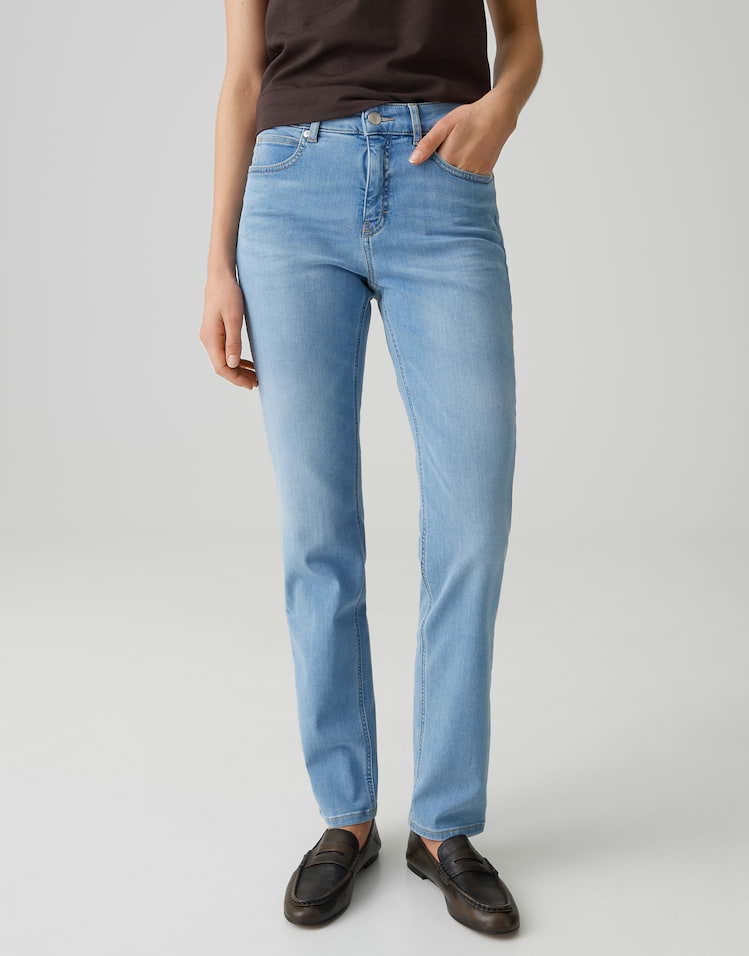 Opus - Slim Jeans mit Powerstretch Mid Rise - Melly Base