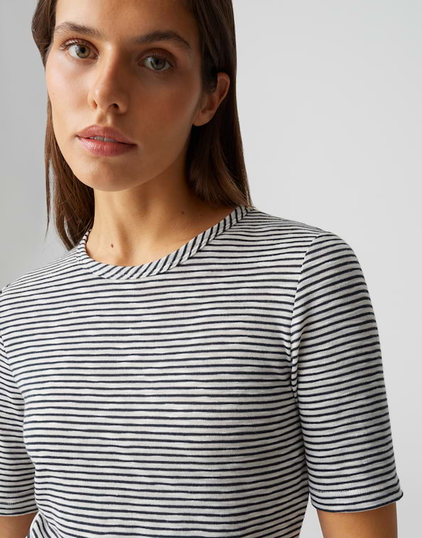 Opus - Gestreiftes Jerseyshirt - Sambi