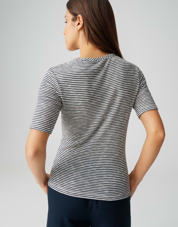 Opus - Gestreiftes Jerseyshirt - Sambi