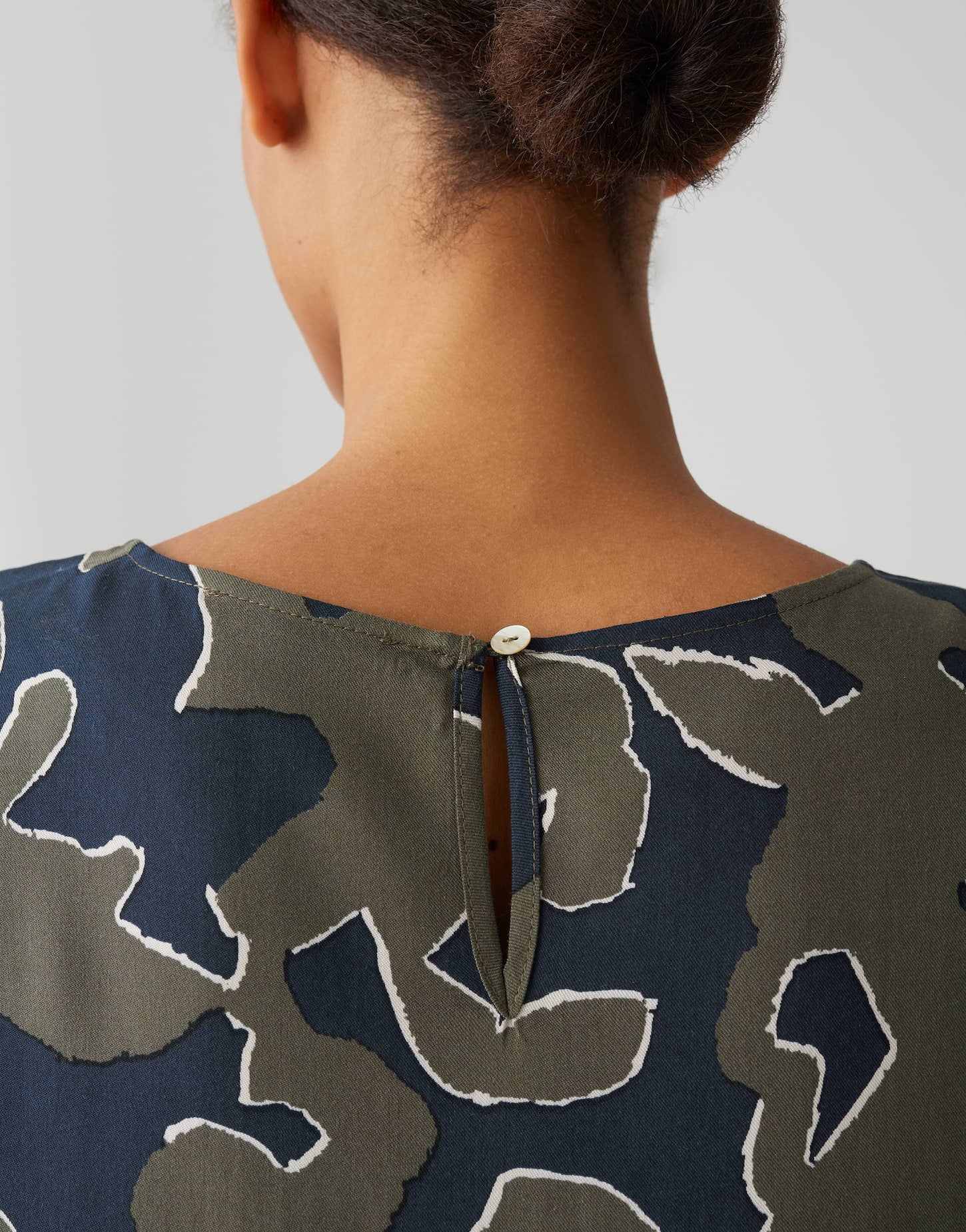 Opus - Trägerkleid mit abstraktem Print - Wicy