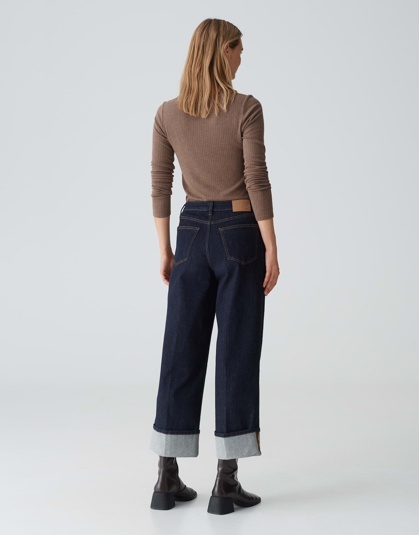 Opus - Wide Leg Jeans mit kernigen Details - Mipo