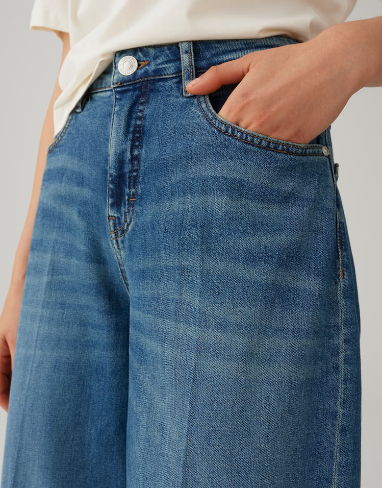 Opus -Verkürzte Wide Leg Jeans - Miva