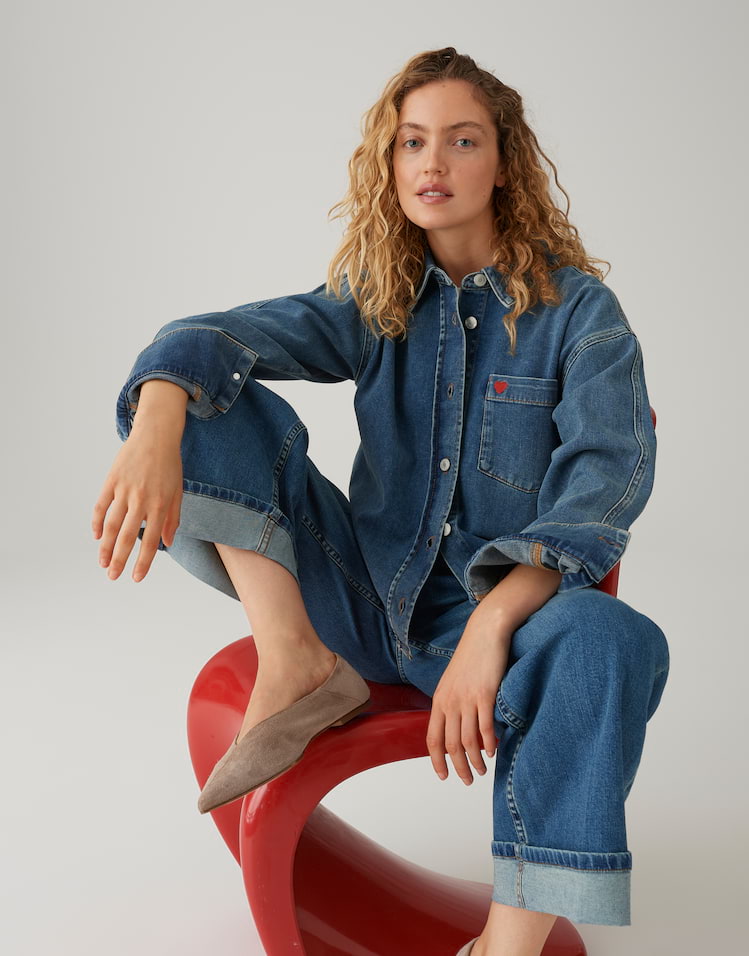 Opus -Verkürzte Wide Leg Jeans - Miva