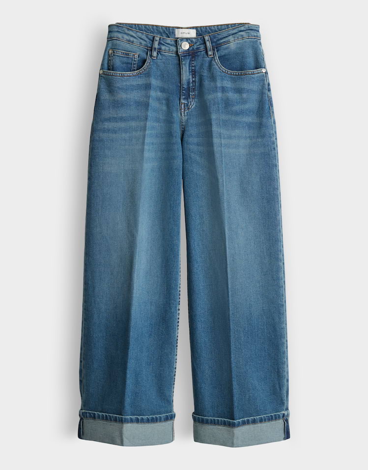 Opus -Verkürzte Wide Leg Jeans - Miva