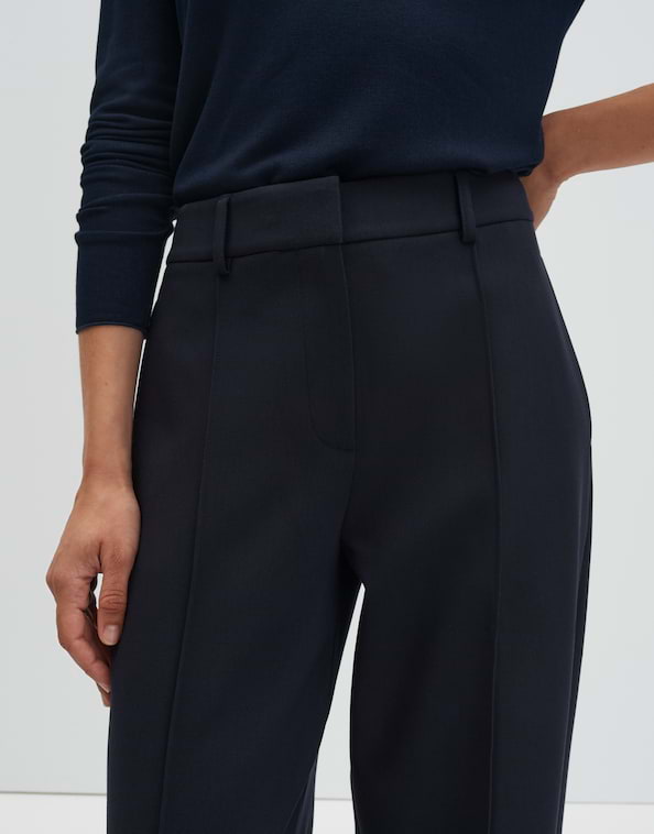 Someday - Wide Leg Pants mit abgesteppten Biesen - Catsby