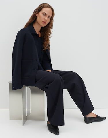 Someday - Wide Leg Pants mit abgesteppten Biesen - Catsby