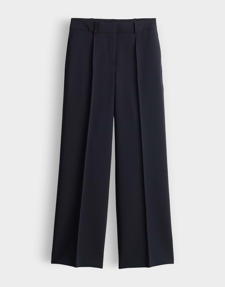 Someday - Wide Leg Pants mit abgesteppten Biesen - Catsby