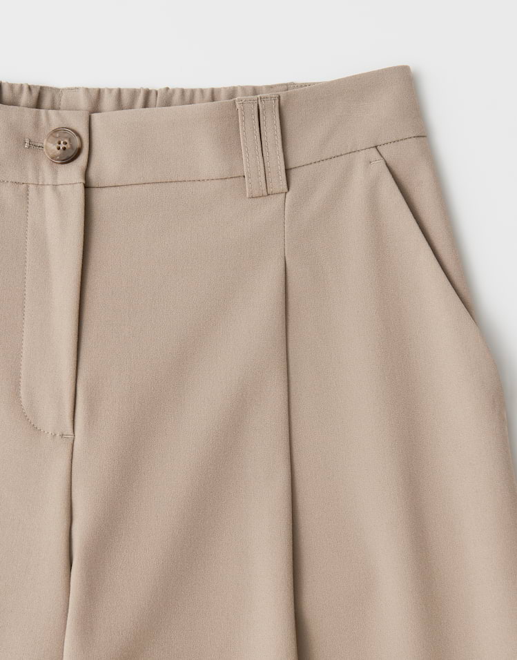 Opus - City Pants mit weit fließendem Bein - Maiga