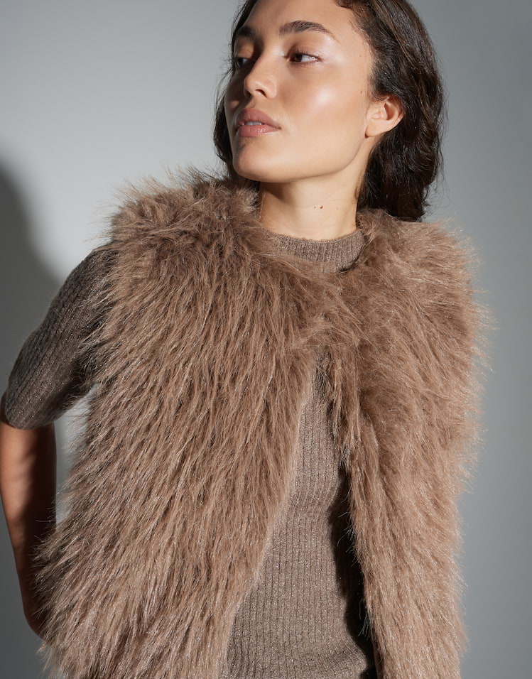 Opus -  Weste in Felloptik - Wondra