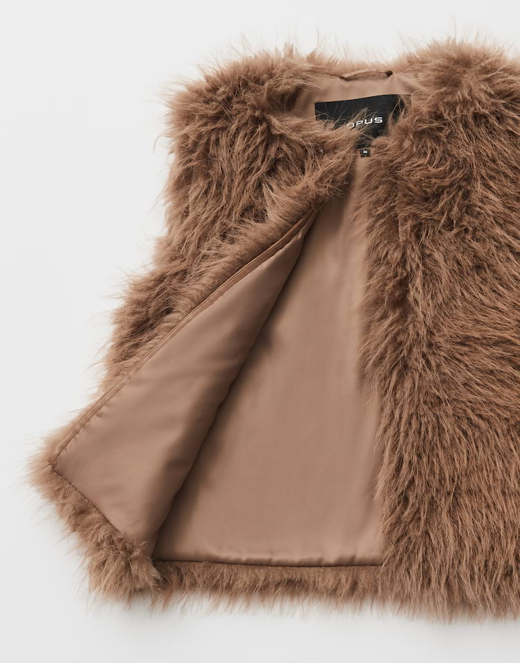 Opus -  Weste in Felloptik - Wondra