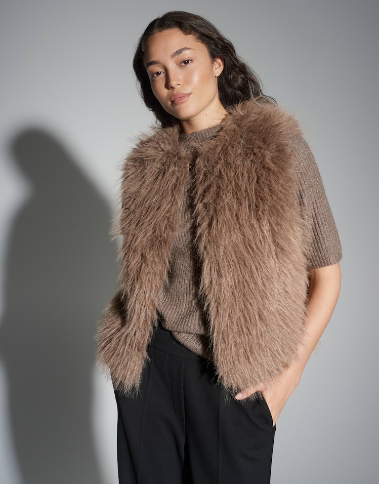 Opus -  Weste in Felloptik - Wondra